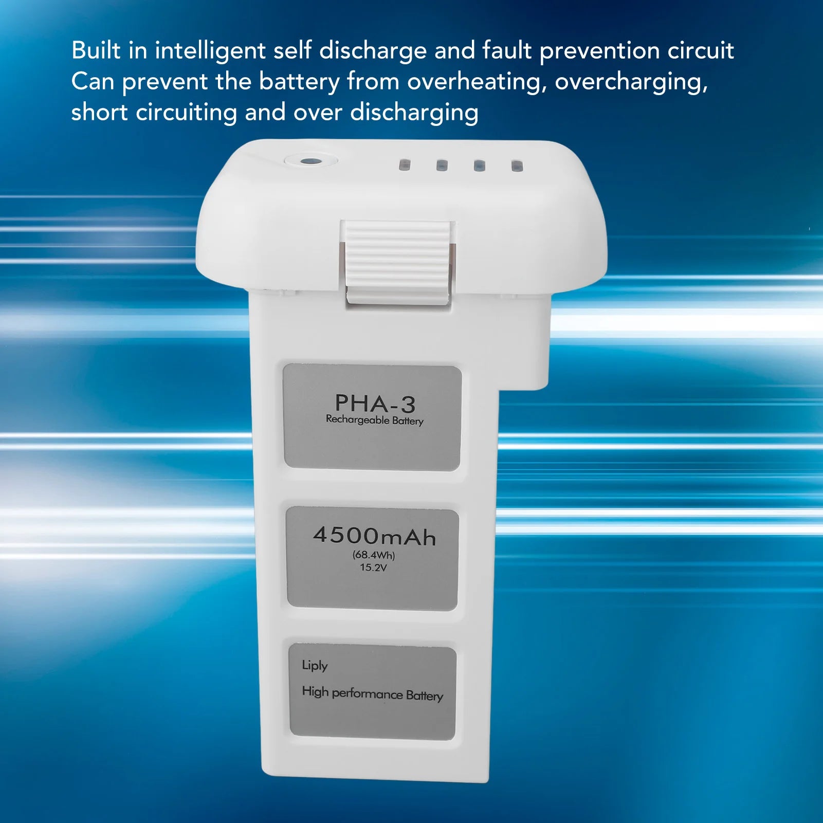 Batería de vuelo inteligente LiPo de 15,2 V y 4500mAh para Phantom 3 Pro Advanced 4K SE